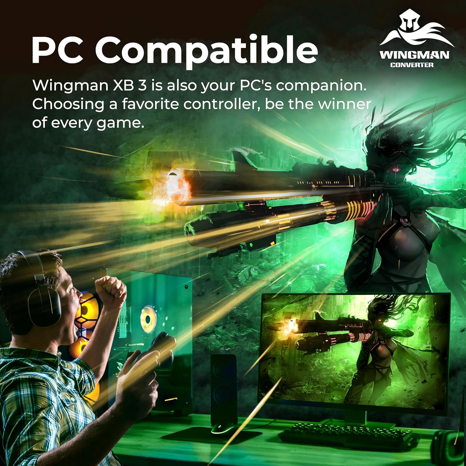 Wireless Adapter for Xbox Series X/S, Xbox One, and PC U140