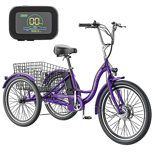 Electric Trike 7 Speeds 350W 36V 3 Wheel Electric Tricycle I80486