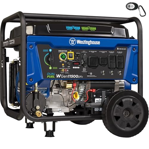 12500 Peak Watt Tri-Fuel Portable Generator L151