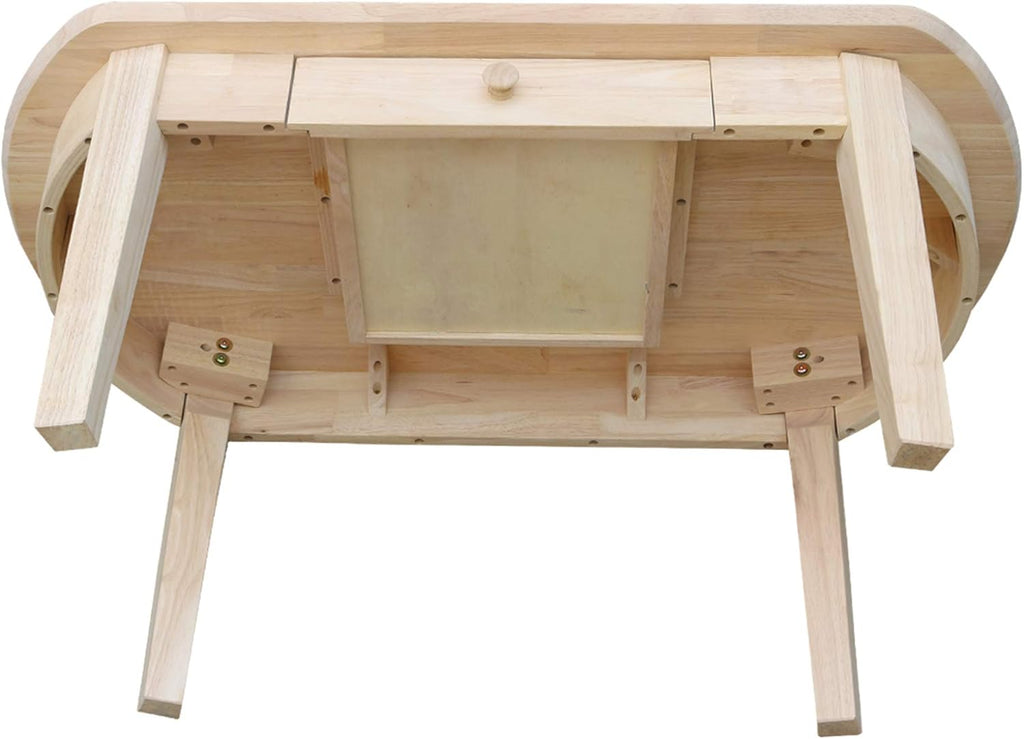 Oval Coffee Table, Unfinished Z495