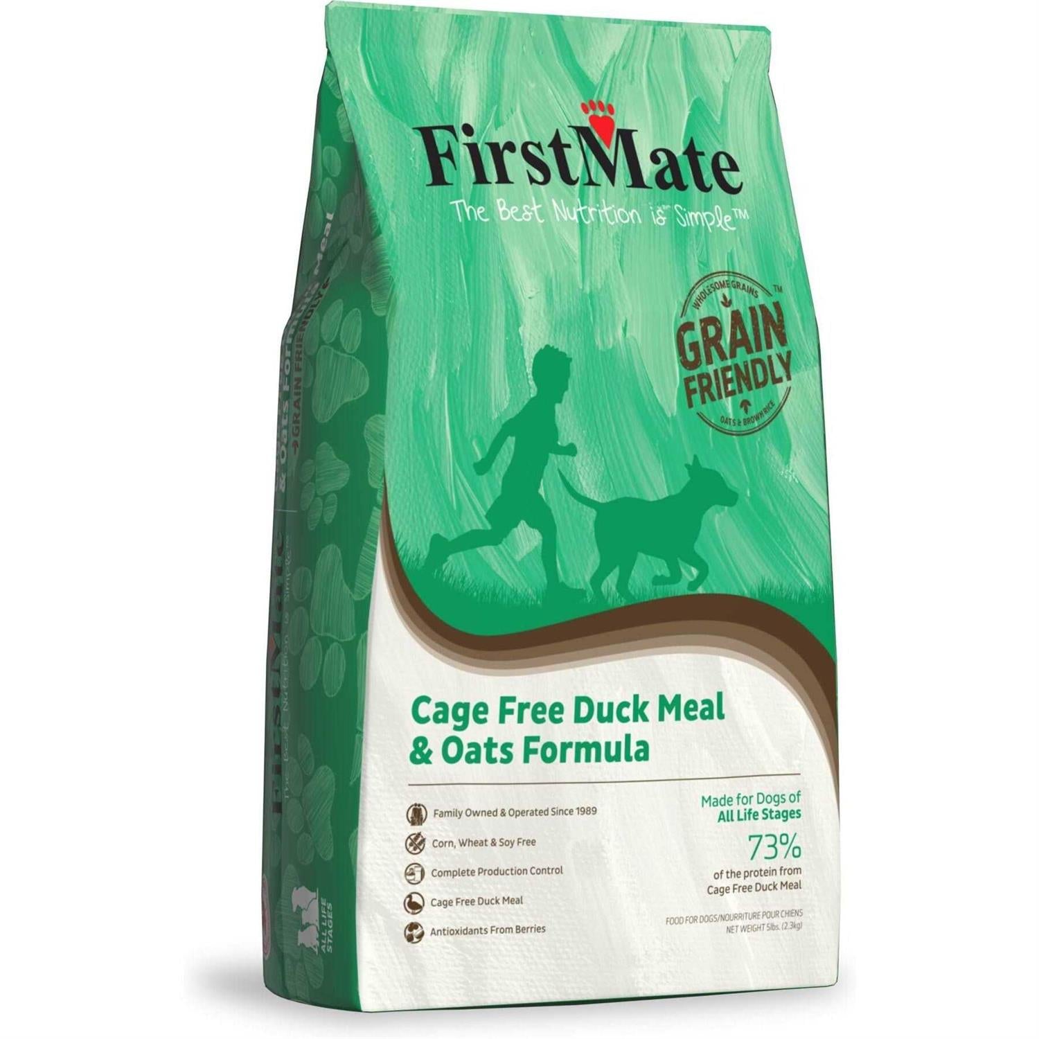 Grain Friendly Cage Free Duck & Oats Dry Dog Food M220