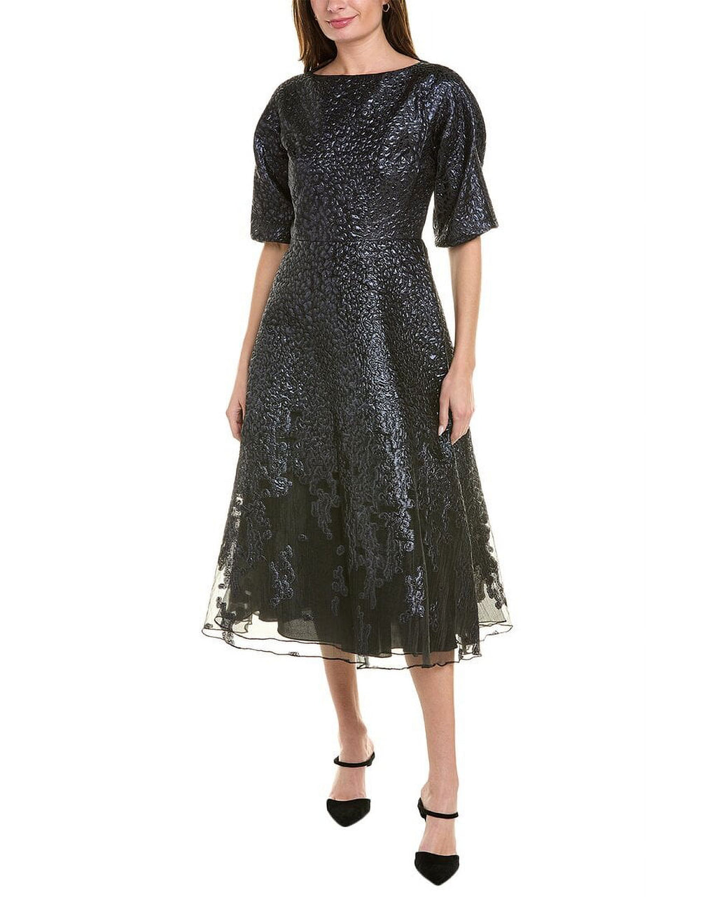 Short Printed Dress Q368