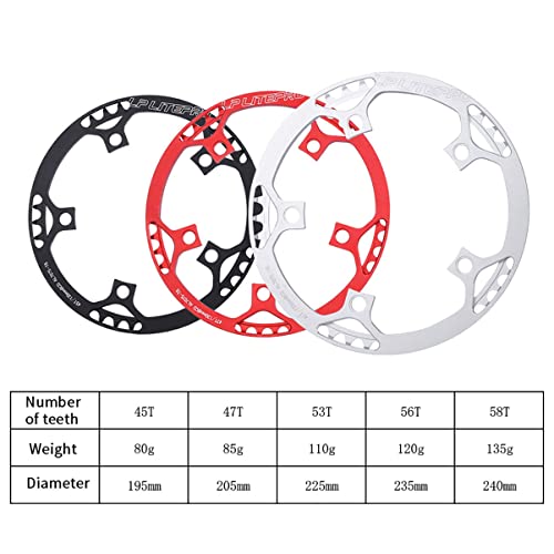 170mm Folding Road Bicycle Crank Arm Set 130 Bike Square Taper Crankset Single Speed Chainring U90885