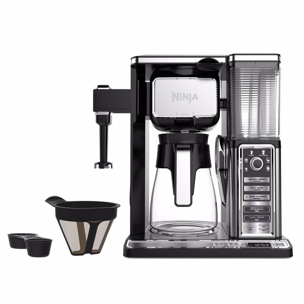 10-Cup Black Stainless Glass Carafe Coffee Brewer G1636