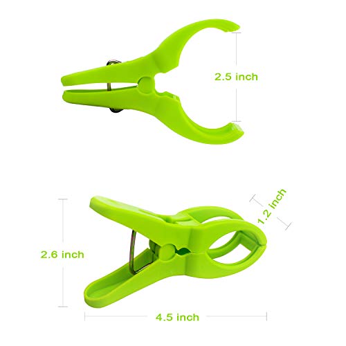 8 Pack Beach Towel Clips U375