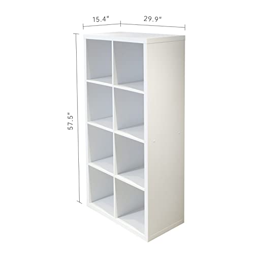 8-cube Open Back Storage Shelf S52038