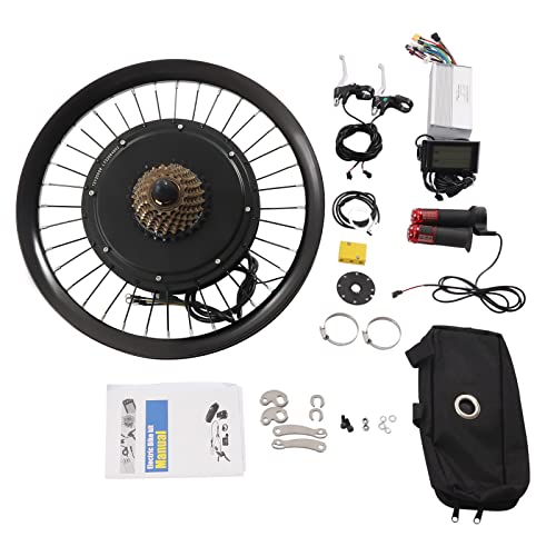 72V 2000W 560rpm Rear Wheel Electric Bike Conversion Kit with LCD Display for 20-inch Bicycles U274133