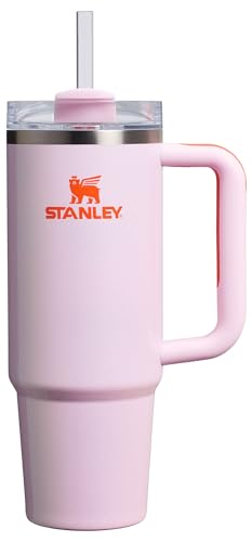 30 oz Insulated Stainless Steel Tumbler with Handle and Straw P35977