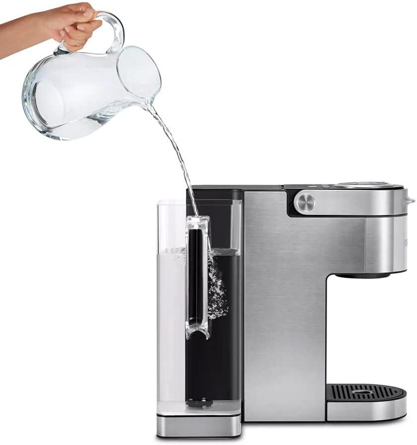 Single Serve Coffee Maker with 15 K-Cup Pods and Reusable Coffee Filter Y179