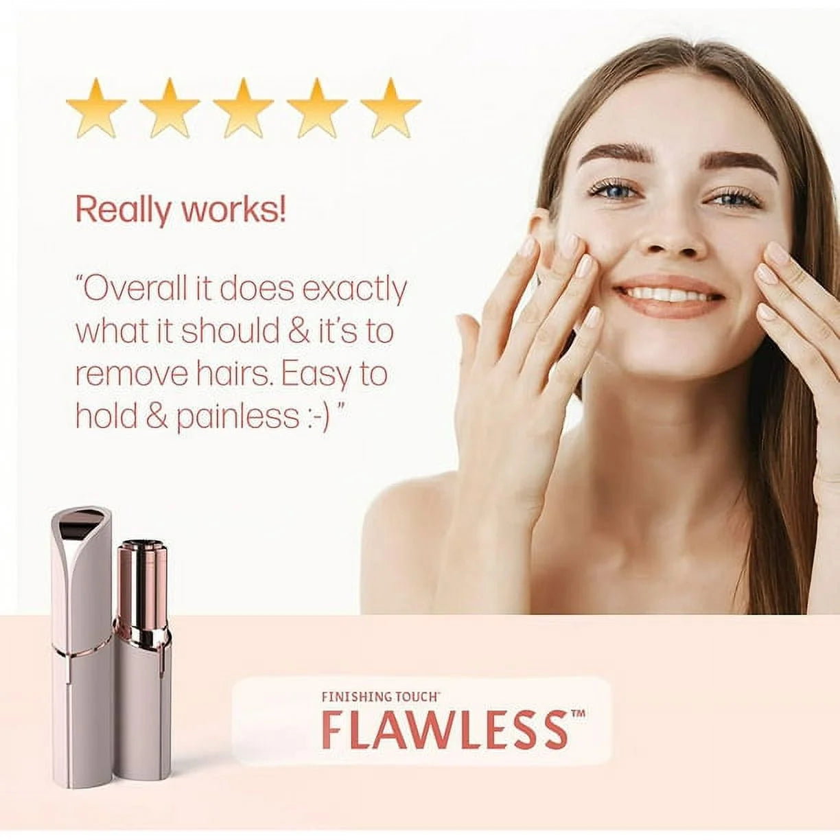 White Facial Hair Remover W4290