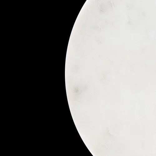 Black/White Marble Round Adjustable Height Drink Table J67196