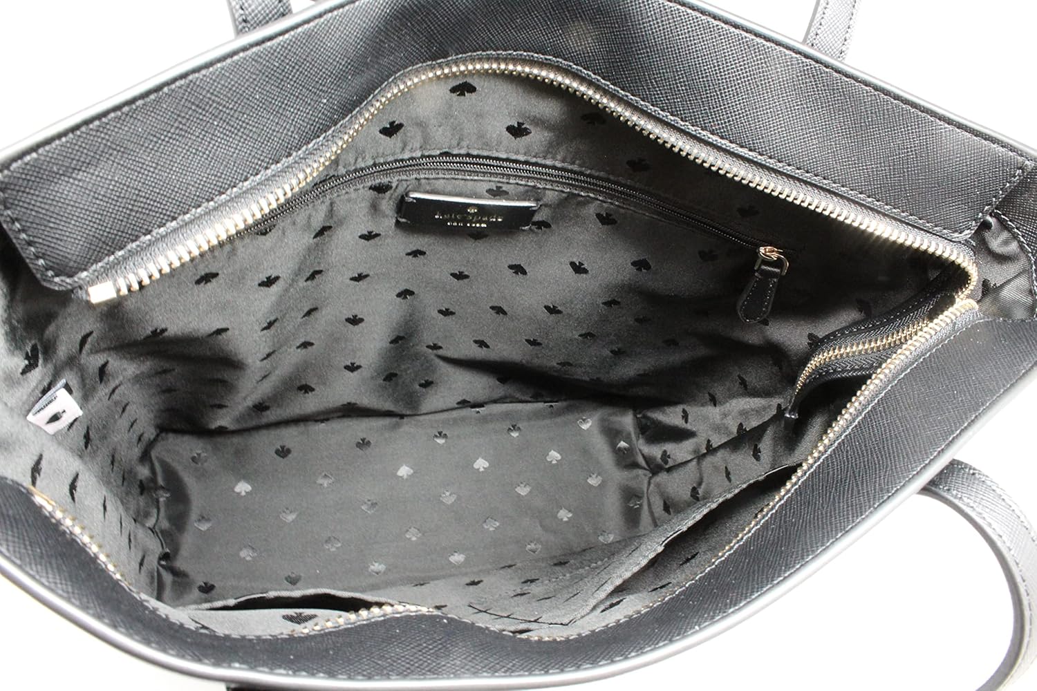 Black Leather Tote D137335