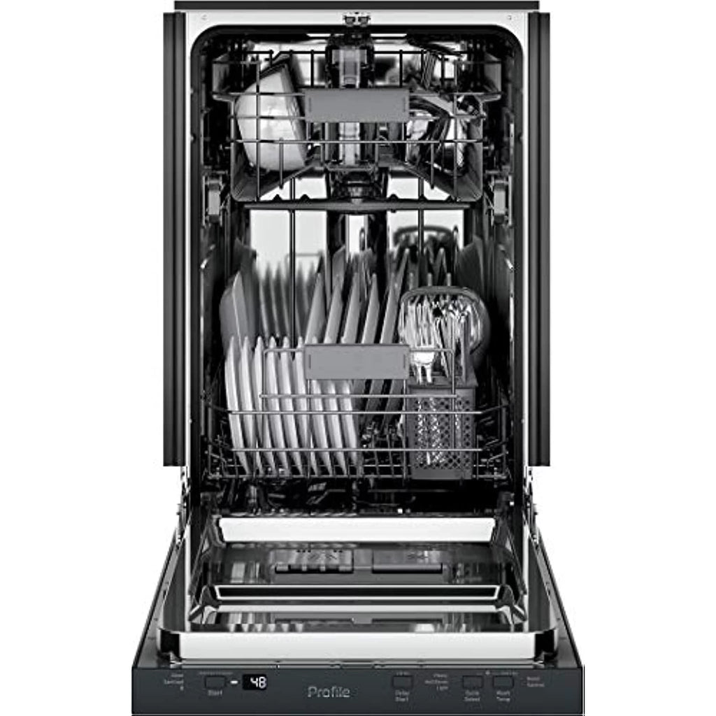 Black 18 Inch Built In Fully Integrated Dishwasher H625