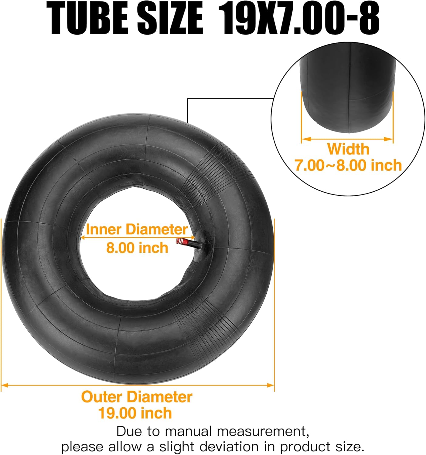 19X7-8 20X7-8 Inner Tube 2 Pack T58420