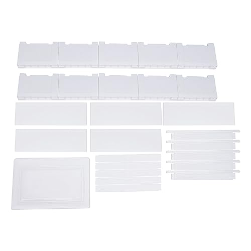 Blue Plastic 5 Drawers Storage Dresser Y75435