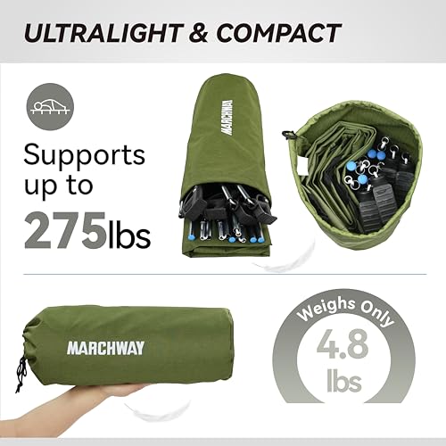Ultralight Folding Camping Cot Bed (Grey) P969