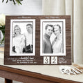 Anniversary Then And Now Photo Frame With 4" x 6" Frame