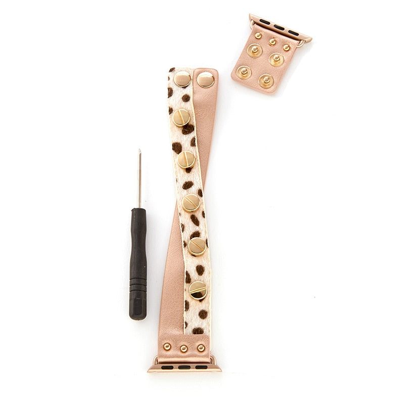 Cheetah or Snake Watchband for Apple Watch®