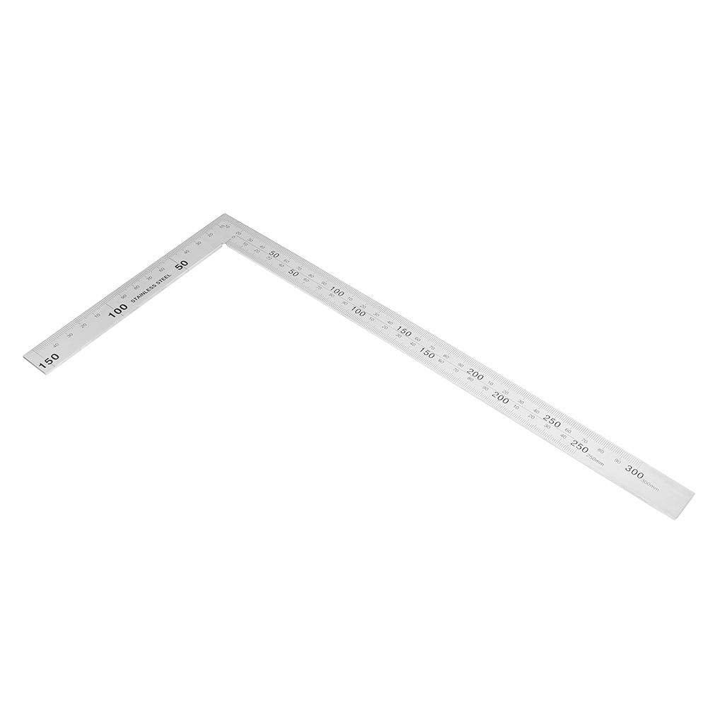 L-Shaped Stainless Steel 90 Degree Right Angle Square Ruler K3354