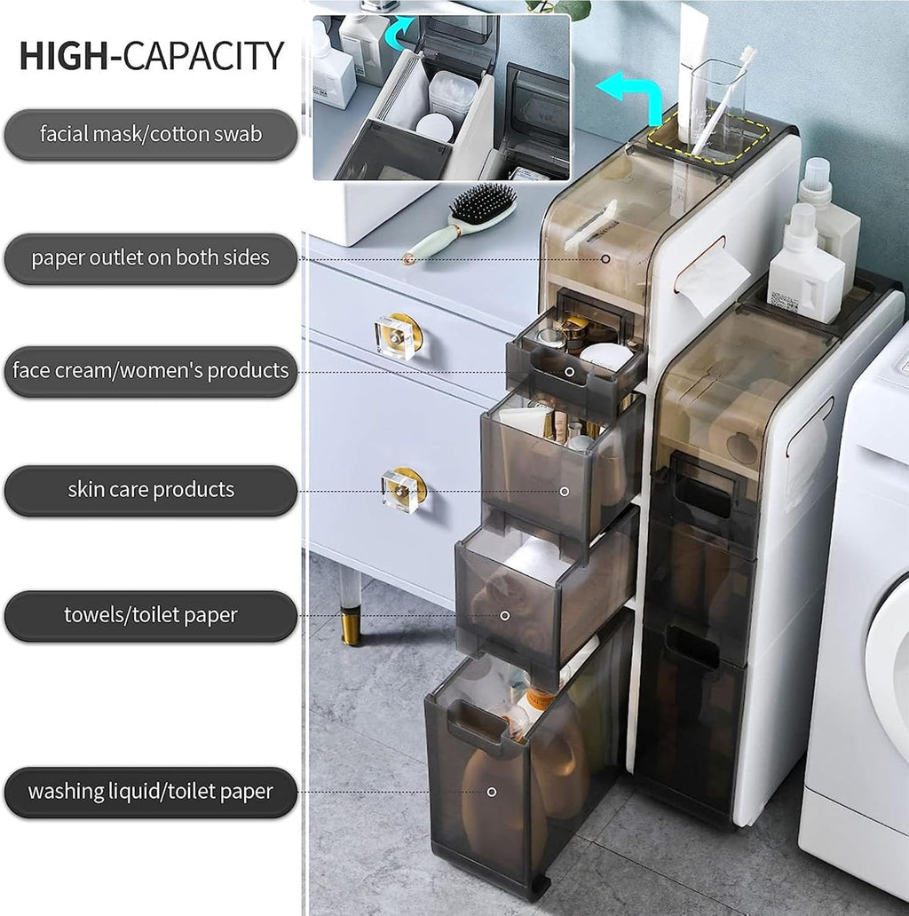 Floor-standing Bathroom Storage Cabinets H8462