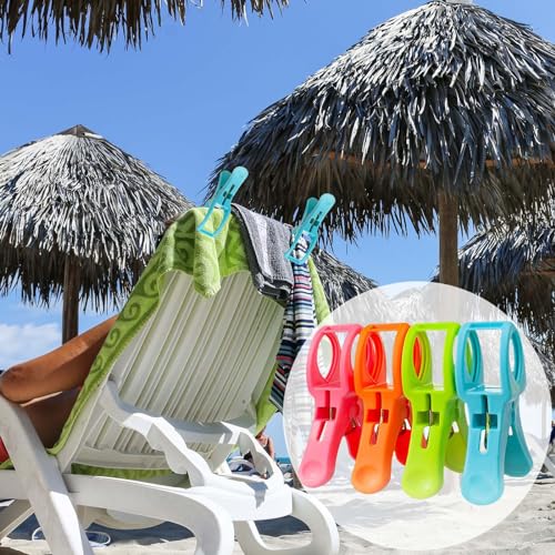 8 Pack Beach Towel Clips U375