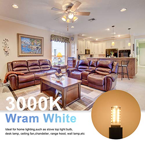 6 Pack E12 Candelabra LED Bulb 4W Daylight White 5000K I782