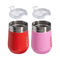 2pk 10 oz Stainless Steel Tumblers Red/Pink V856052
