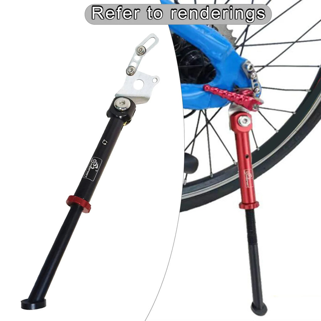 Black Aluminum Alloy Single Leg Bike Kickstand F657313