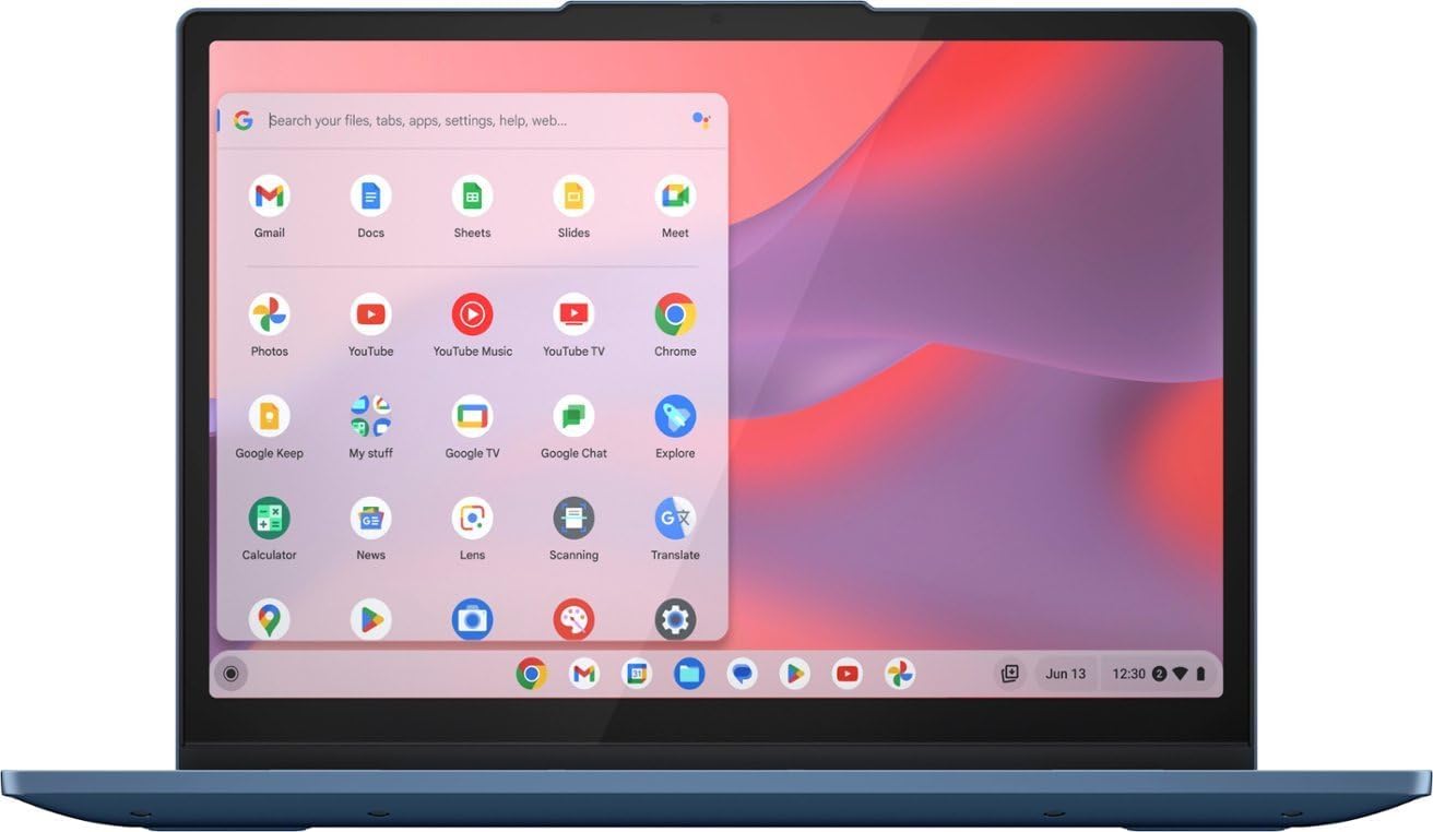12.2" WUXGA Touch Screen Laptop, Intel Processor N100, 4GB Memory, 64GB eMMC Storage, Chrome OS, Abyss Blue Z250390