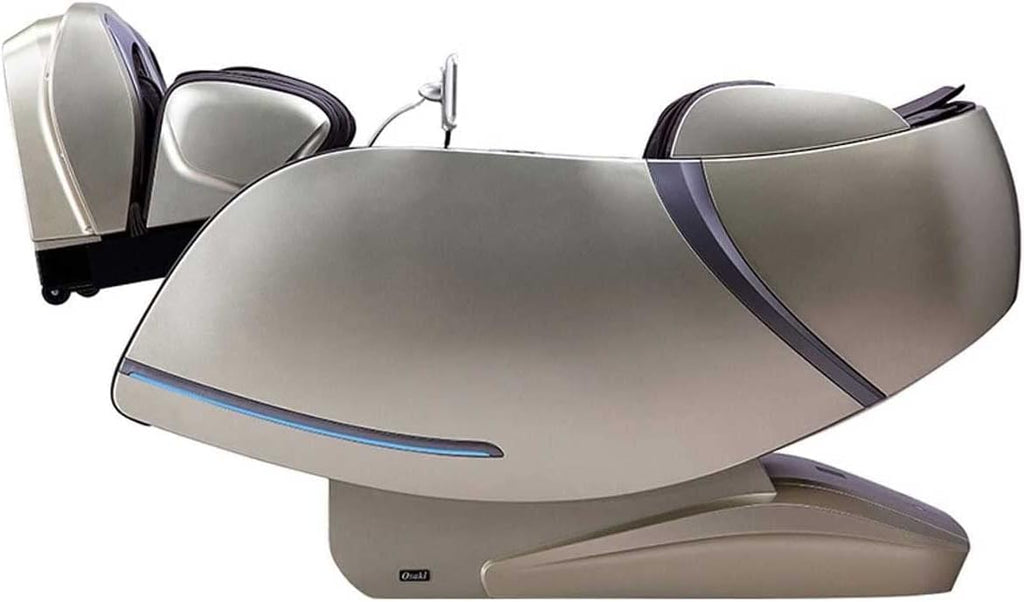 Black & Beige 3D L-Track Full Body Massage Chair I965318