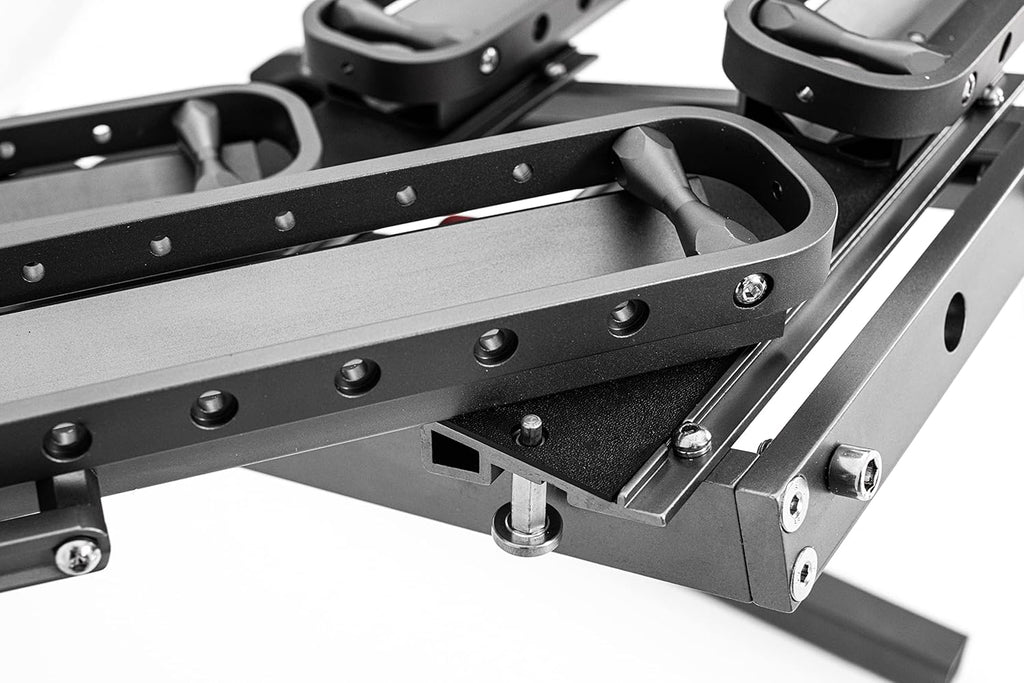 3" Wide Double Hitch Mount E-Bike Rack B4336