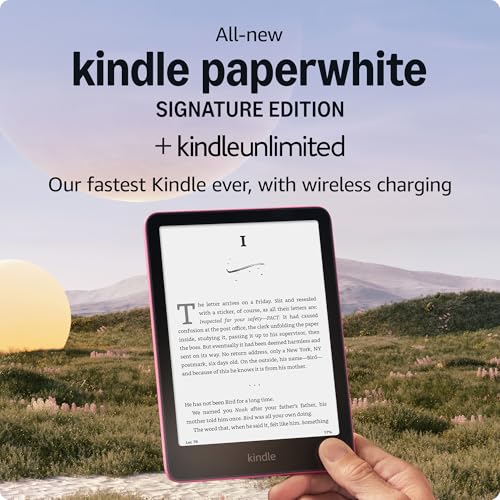32GB Kindle with auto-adjusting front light and wireless charging Z7107