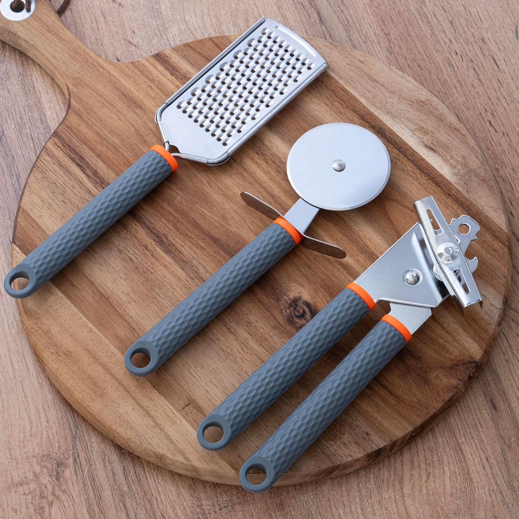 15 PCS Stainless Steel Kitchen Utensils Set with Slotted Spoon, Spaghetti Spoon Y45280