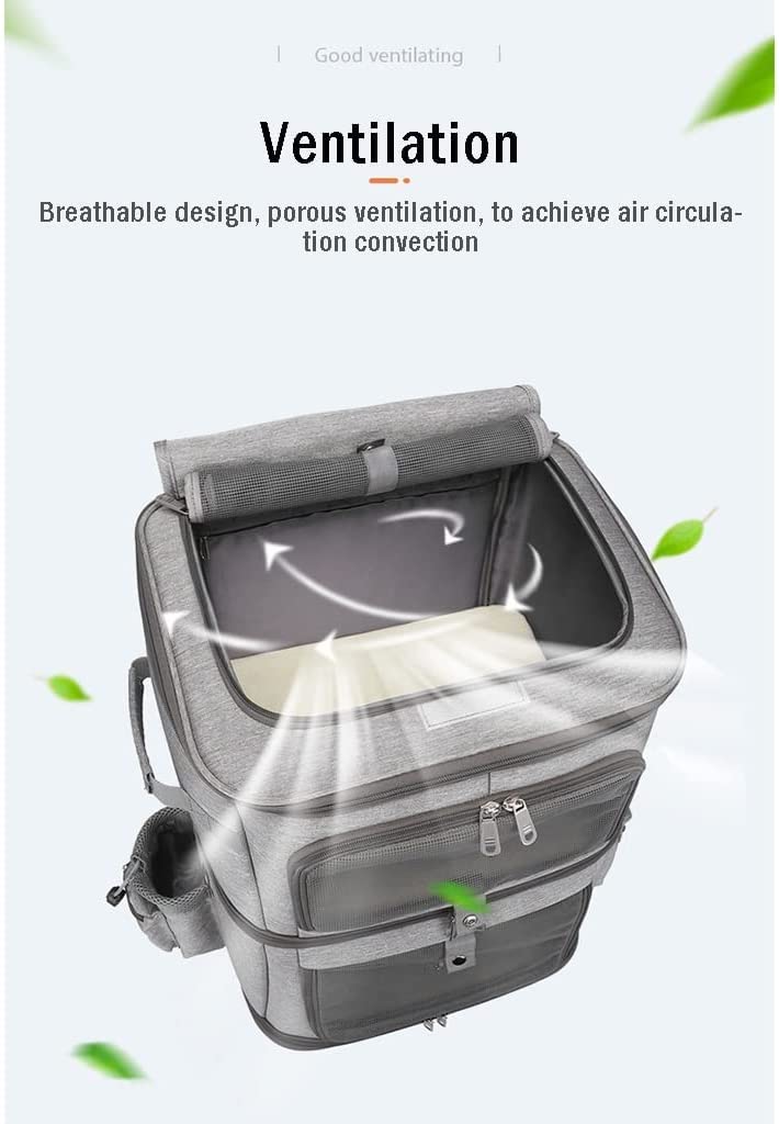 Double-Layer Pet Carrier for 2 Cats P291522