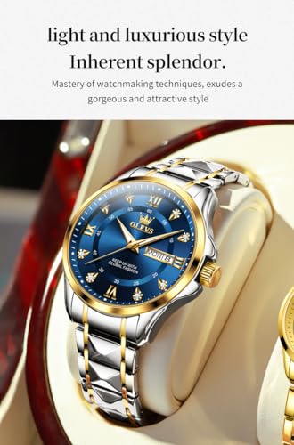 Gold Stainless Steel Quartz Dress Watch U5319