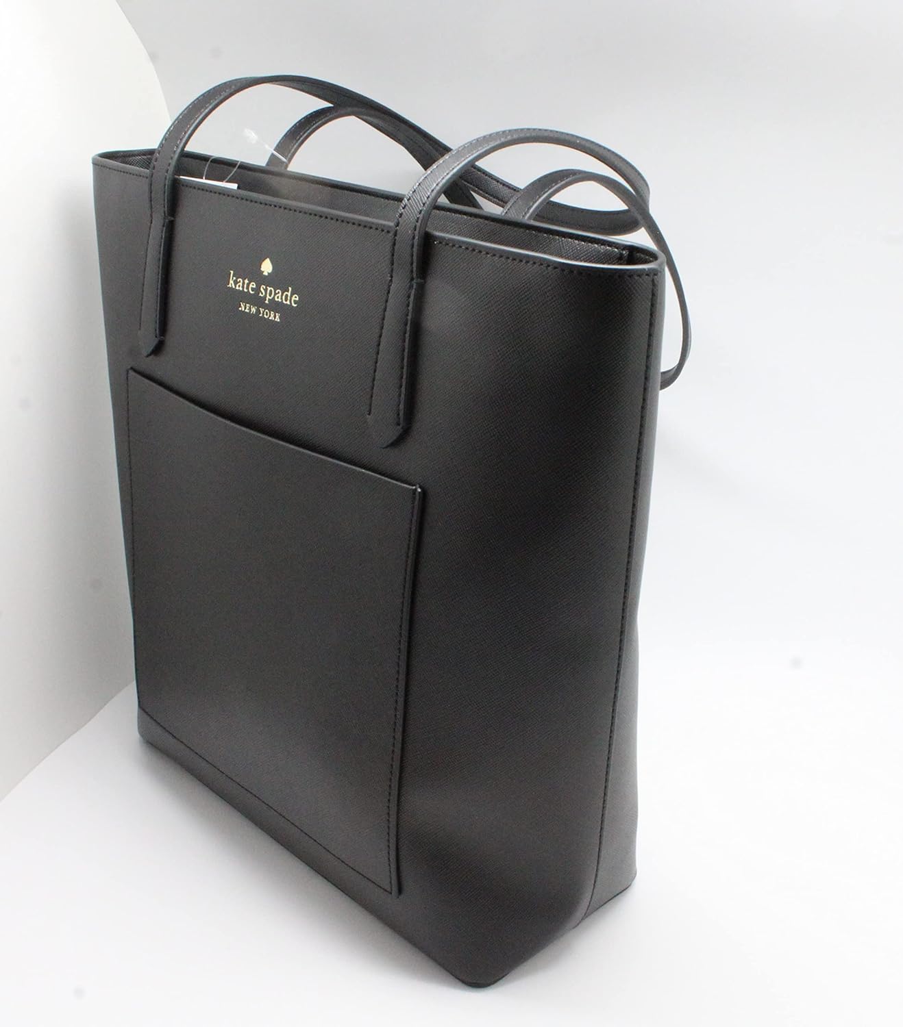 Black Leather Tote D137335