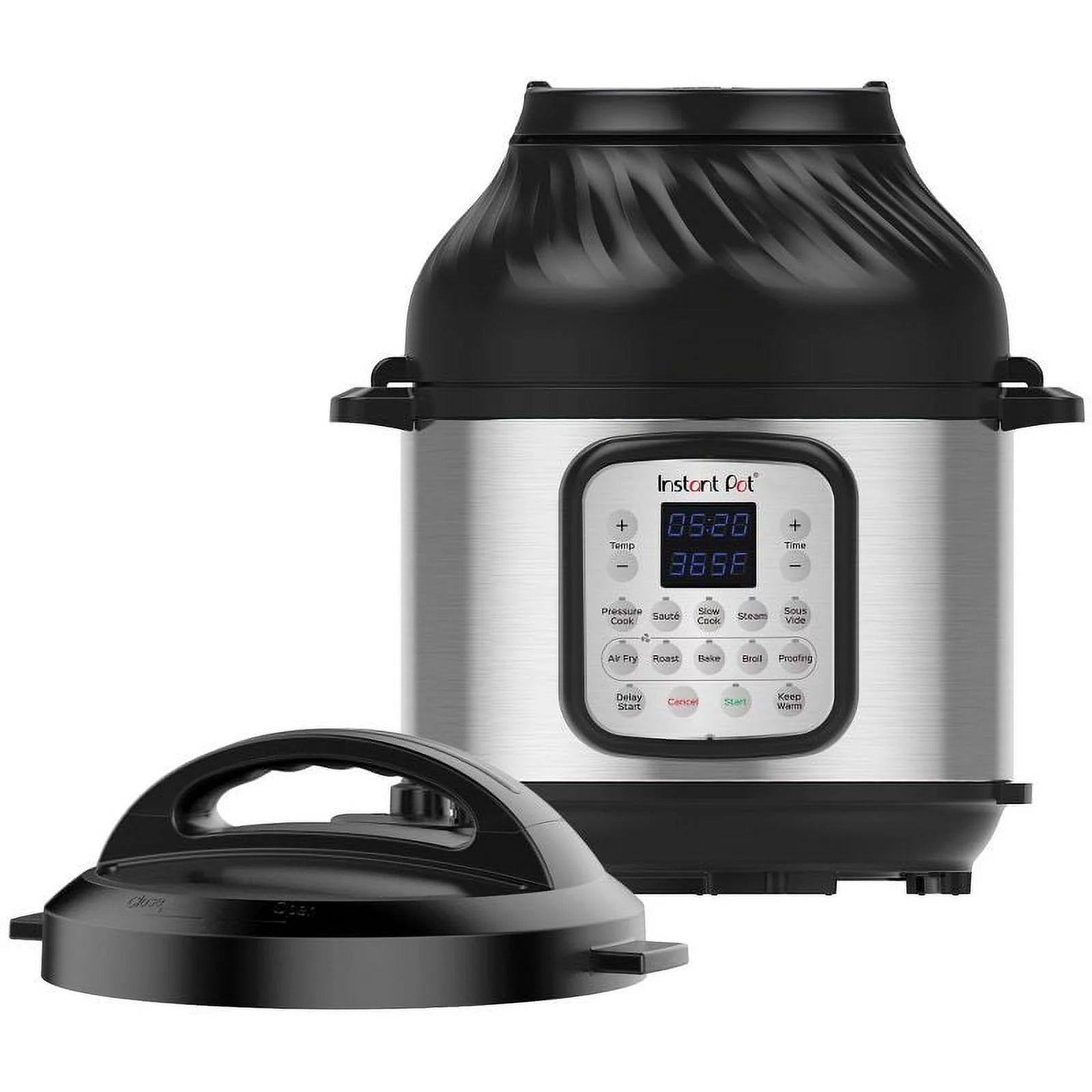 6qt Electric Pressure Cooker with Air Fryer Lid B610558