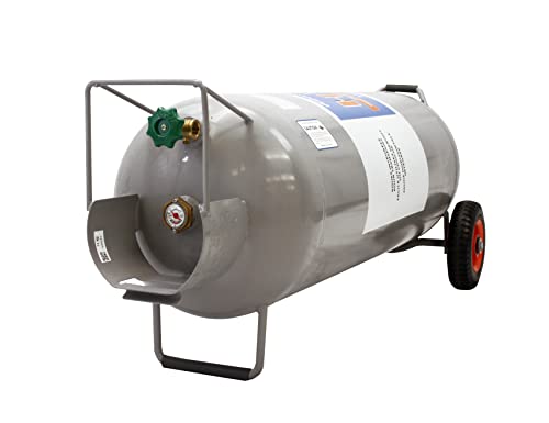Gray 100 LB Horizontal & Vertical Propane Cylinder C5046