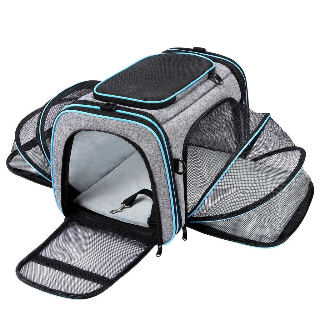 TSA Approved Soft Sided Pet Carrier with 3 Removable Washable Q42409