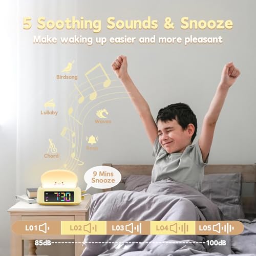Kids Digital Alarm Clock with Night Light O733955
