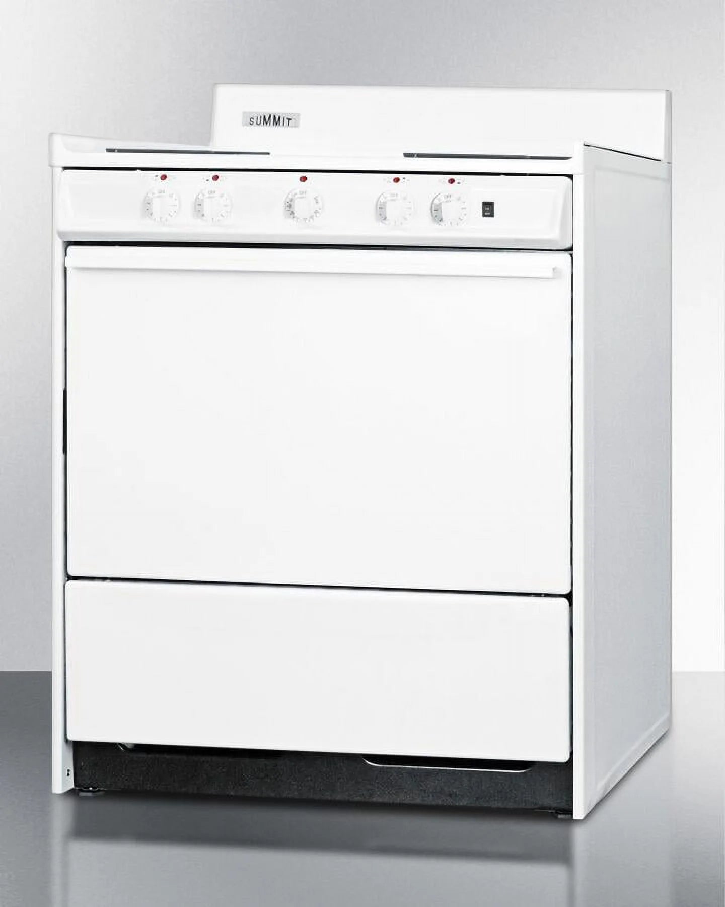 30" Freestanding Electric Range with 4 Burners 3.6 Cu. Ft. Capacity Manual Clean Storage Drawer Porcelain Oven in White E813