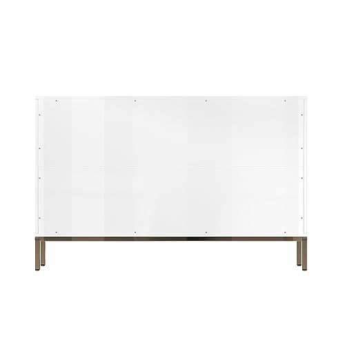 6 Drawer Blue Wood Dresser V480