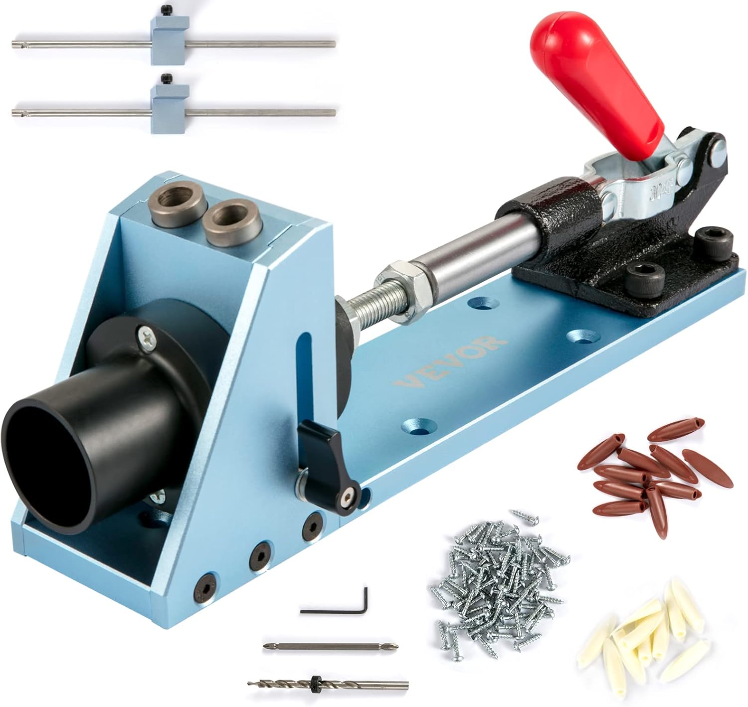Adjustable Aluminum Pocket Hole Jig Kit X779