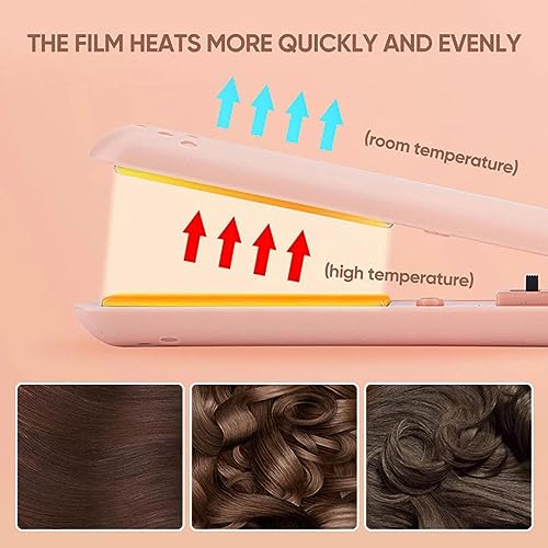 Mini Dual Purpose Cordless Curling Iron White B1550