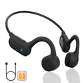 Black Wireless Open-Ear Headphones with Mic Z9488