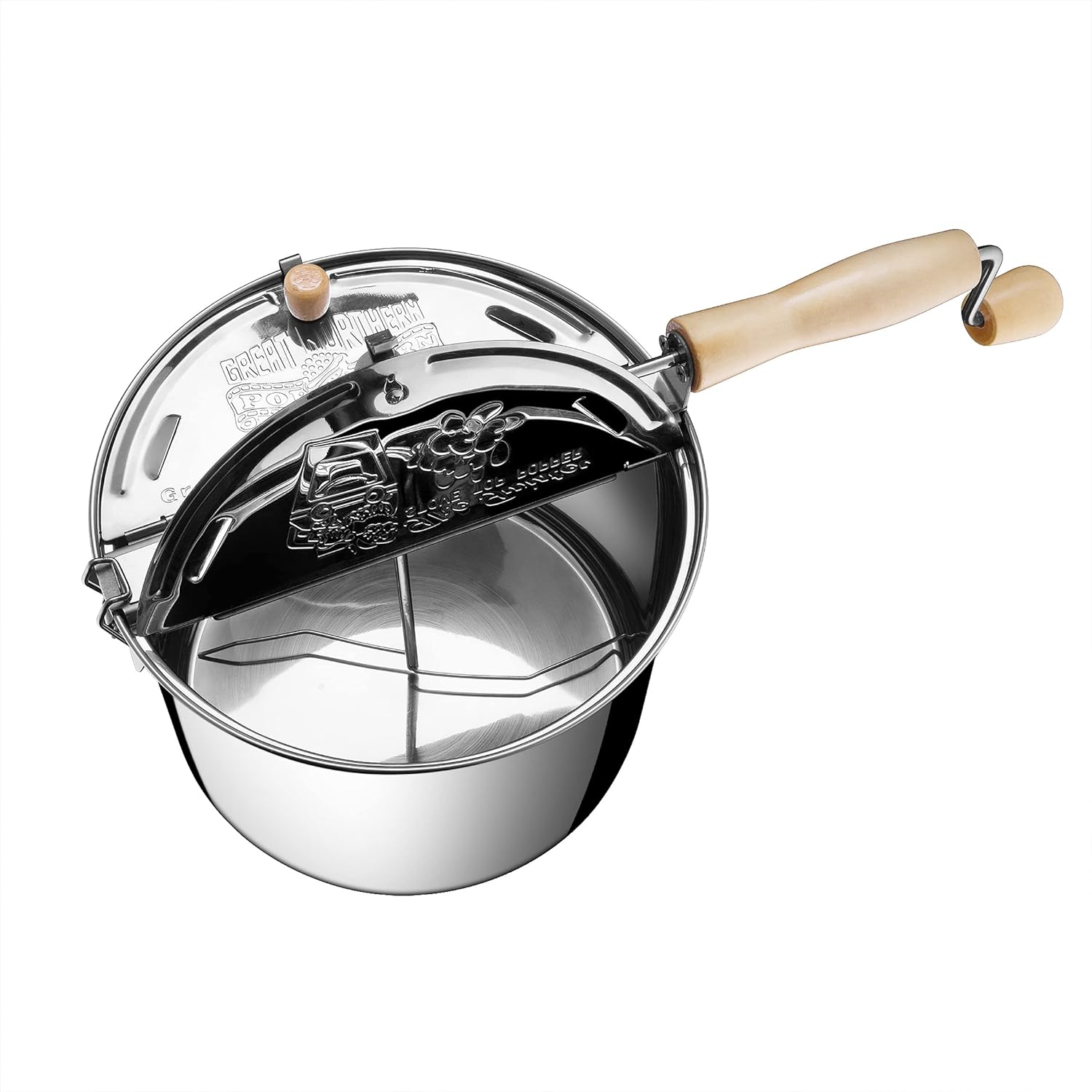 6.5-Quart Stainless Steel Stovetop Popcorn Popper C138