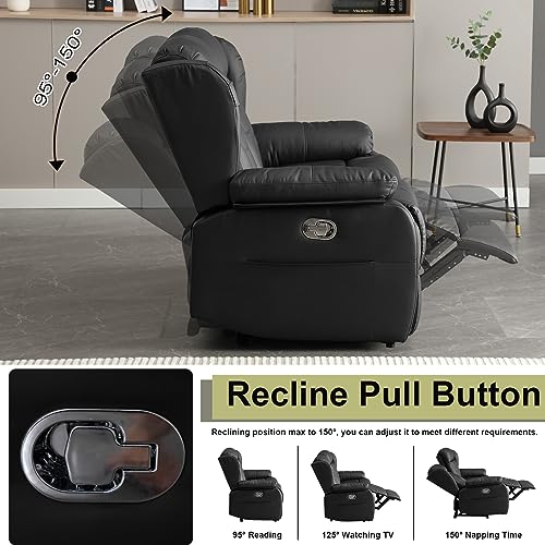 Manual Reclining Loveseat with Side Pockets K465744