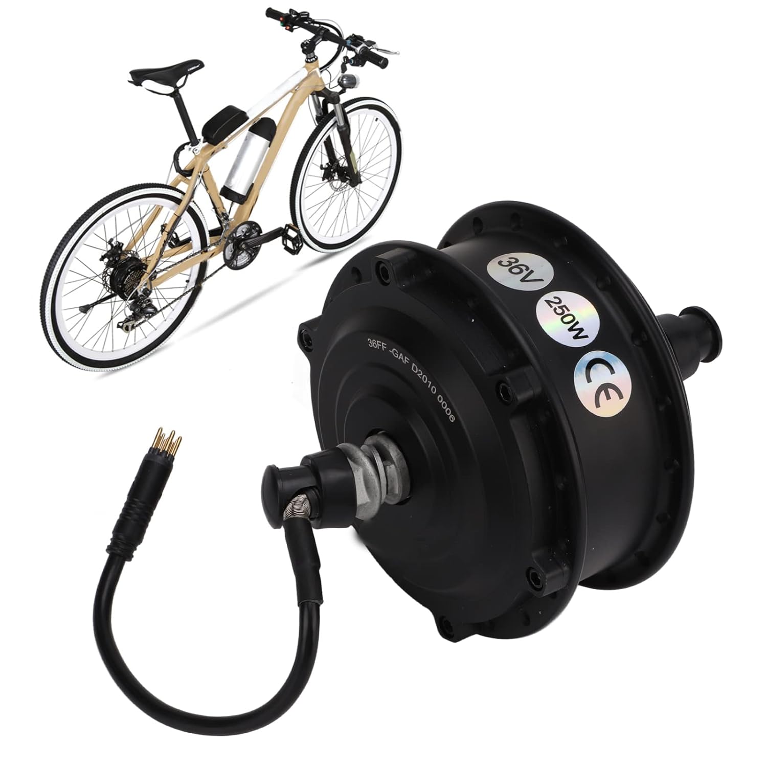 36V 250W Waterproof Front Wheel Ebike Conversion Motor Kit Q445032