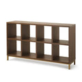 8 Cube Storage Organizer with Metal Base, Brown I656350