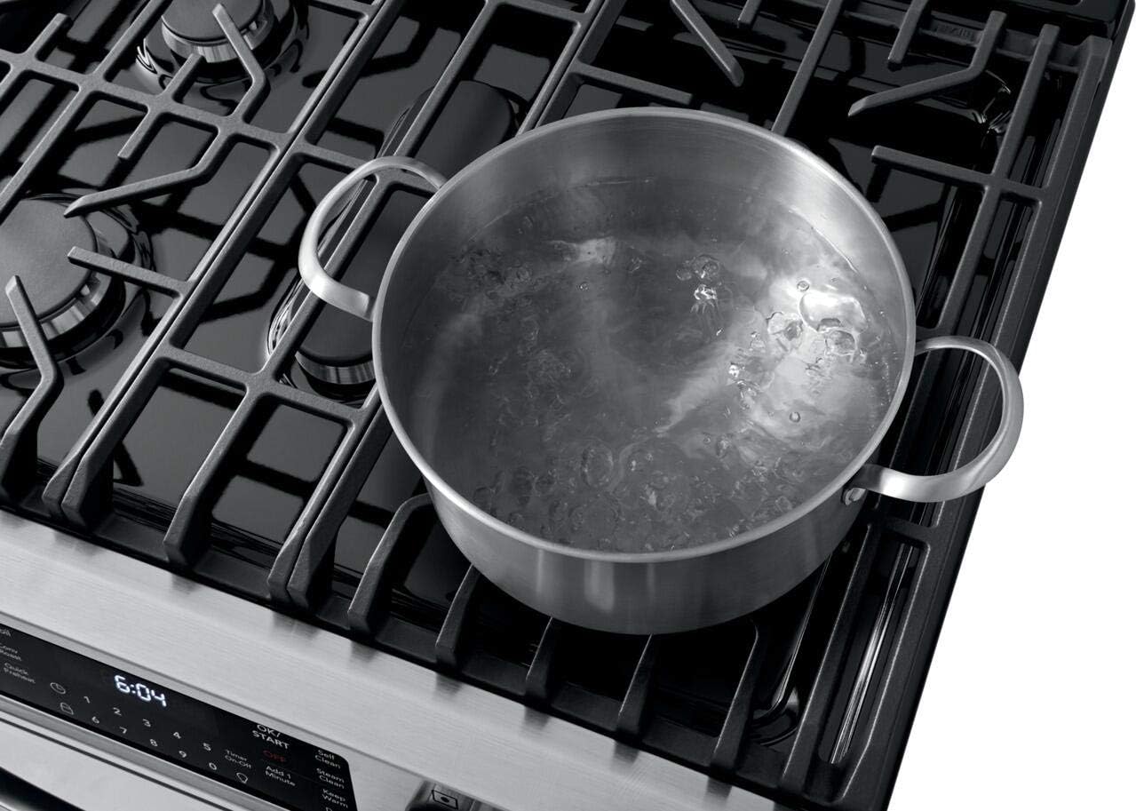 30" Gas Range with 5 Sealed Burners, True Convection Oven, Stainless Steel K4086